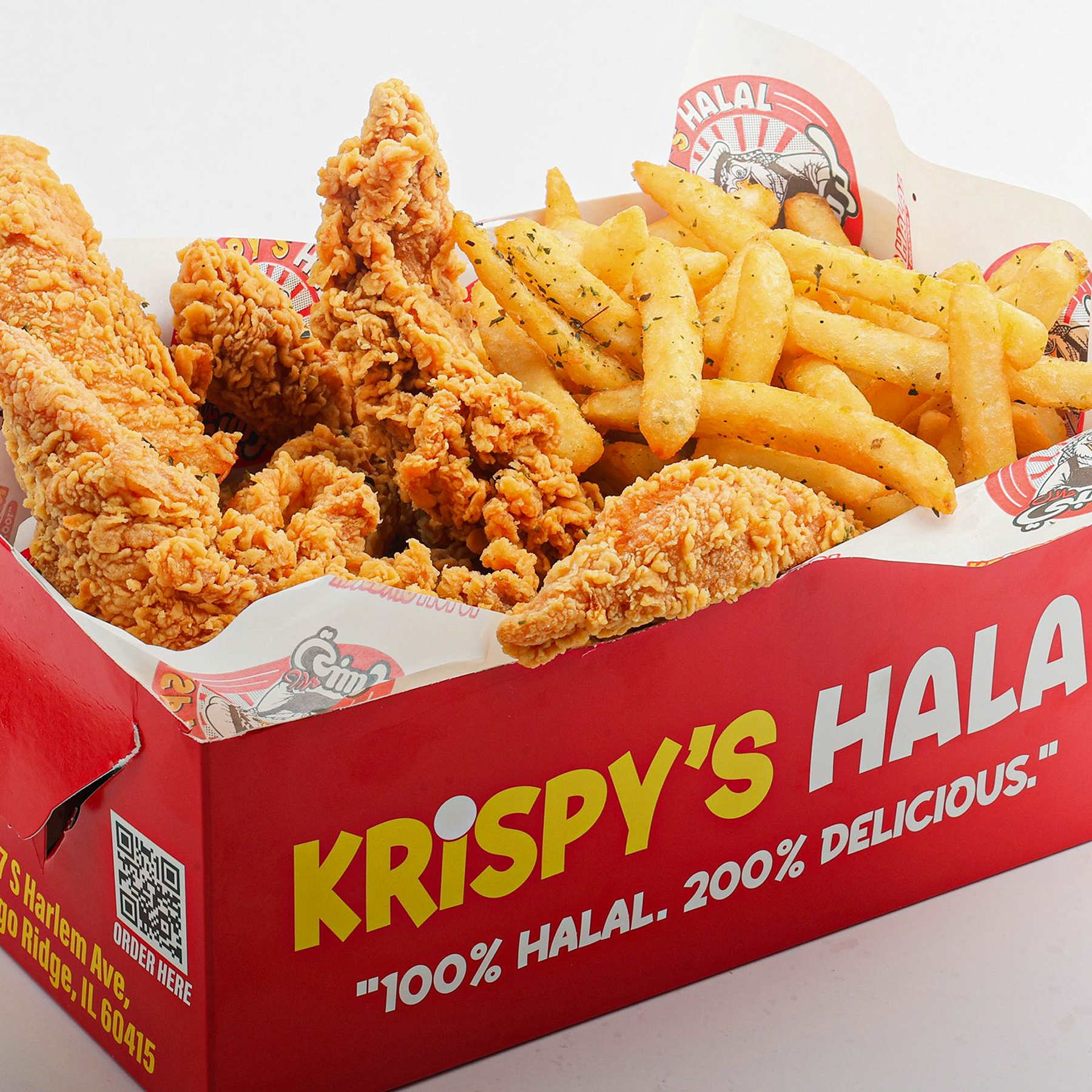 Bone-In 4 Pc Combo at Krispy's Halal in Chicago Ridge