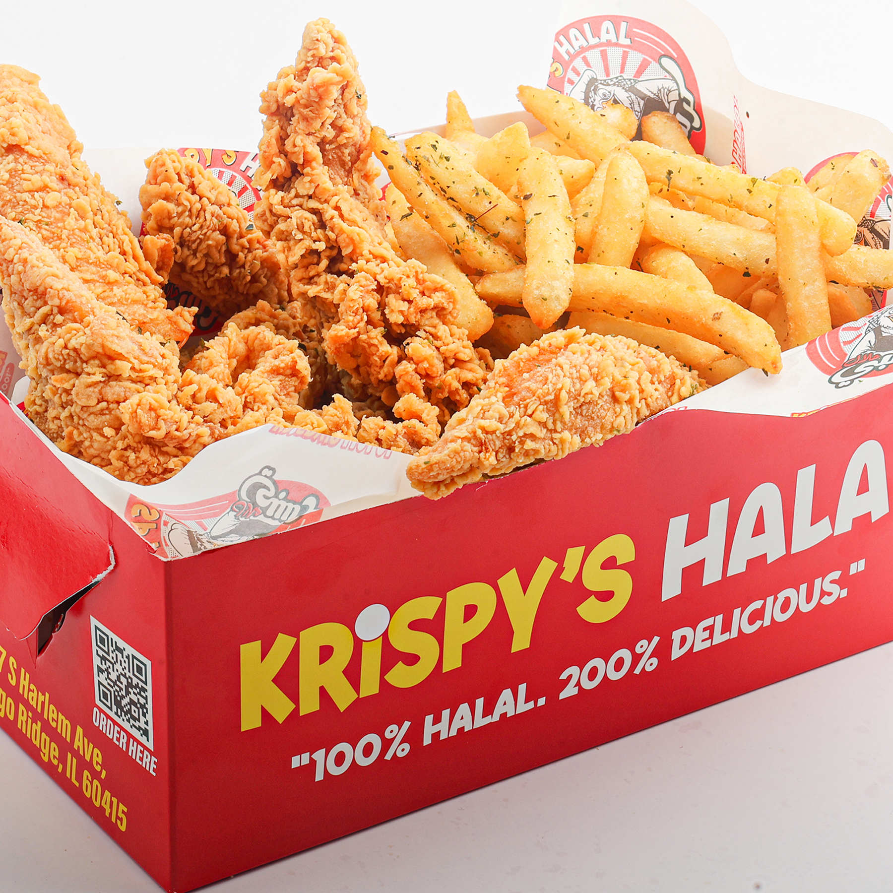 Boneless 5 Pc Combo at Krispy's Halal in Chicago Ridge